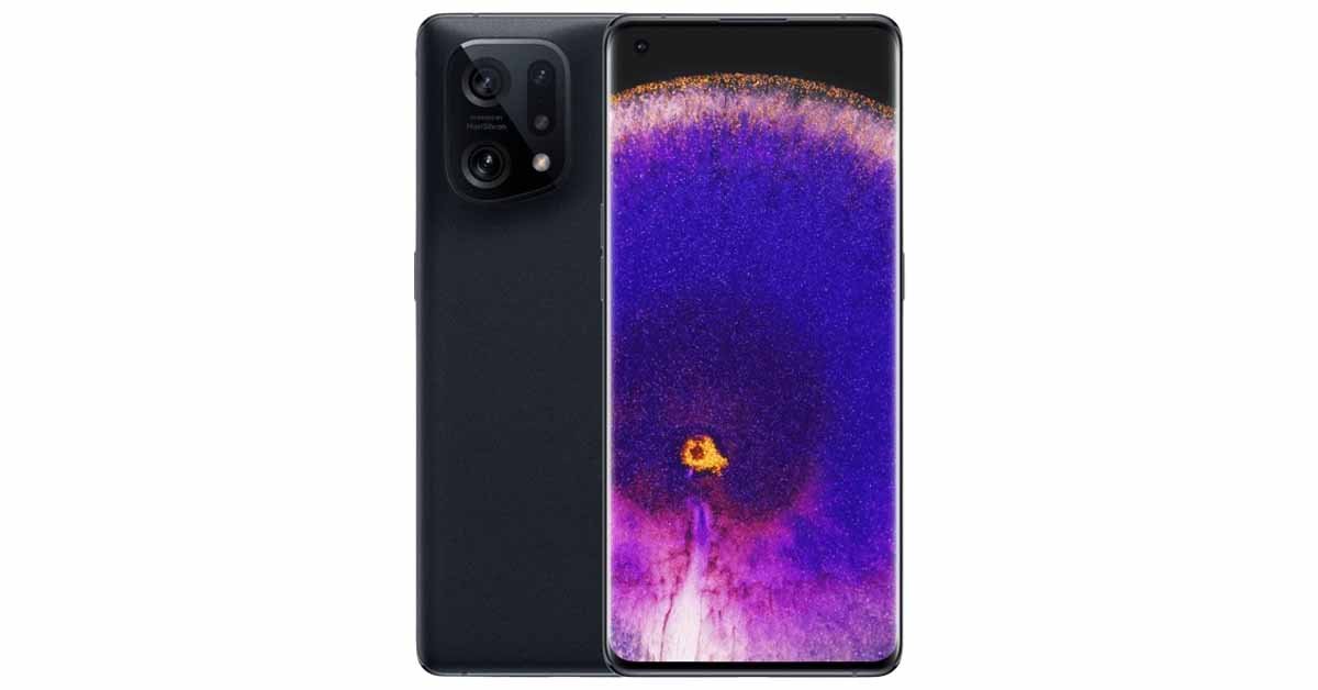 oppo find x5 pro glaze black color